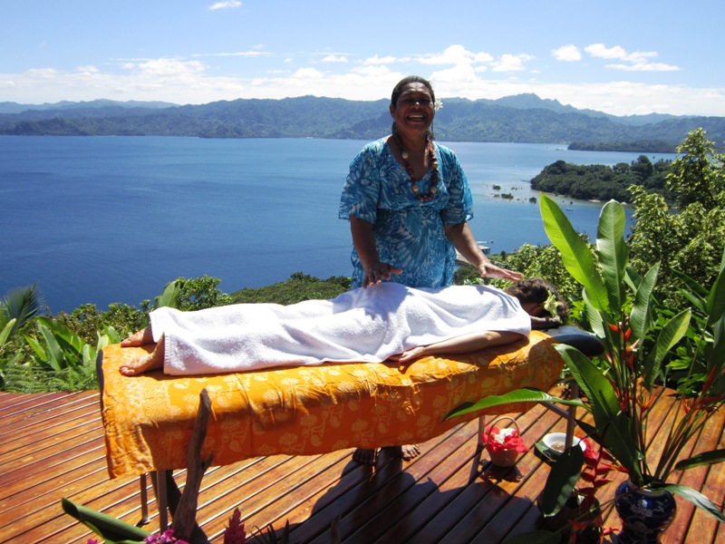Relaxing hammock at Naveria